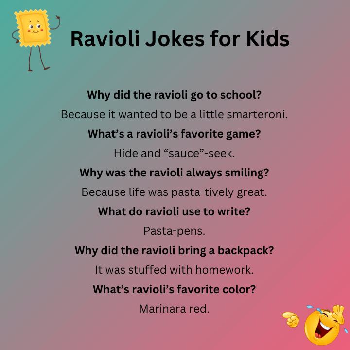 Ravioli Jokes for Kids