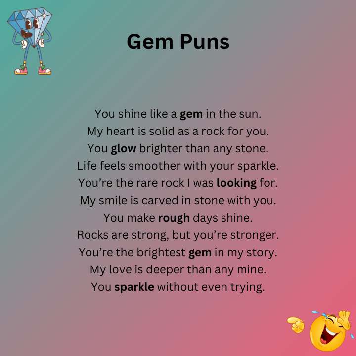Rock And Gem Puns