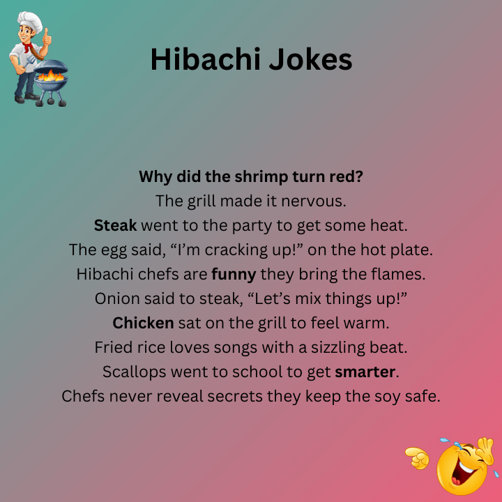 Short Hibachi Jokes