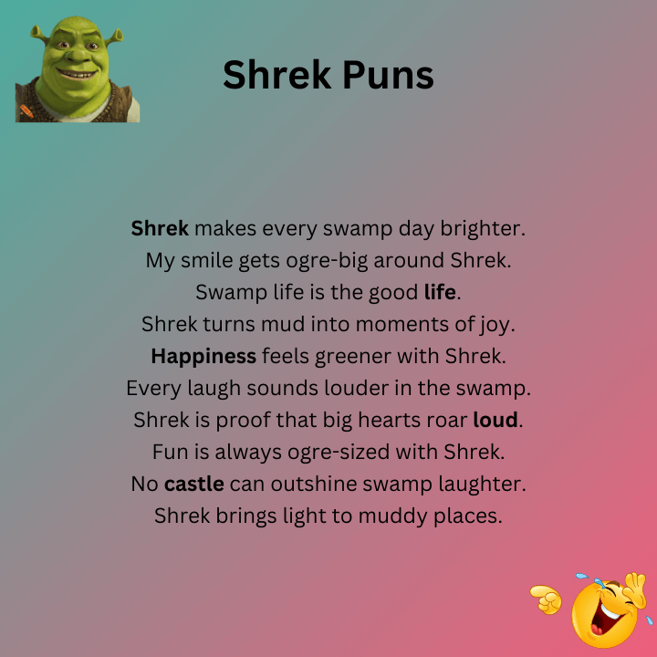 Shrek Puns One Liners