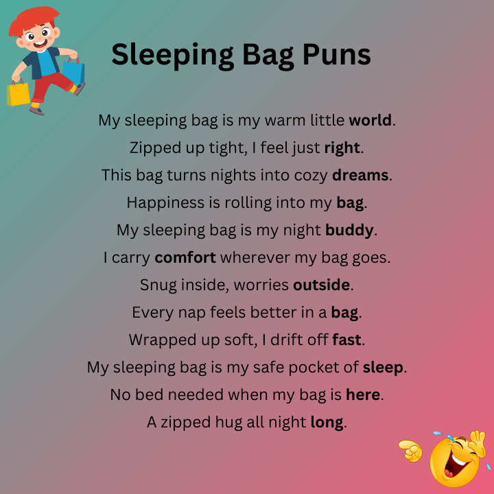 Sleeping Bag Puns