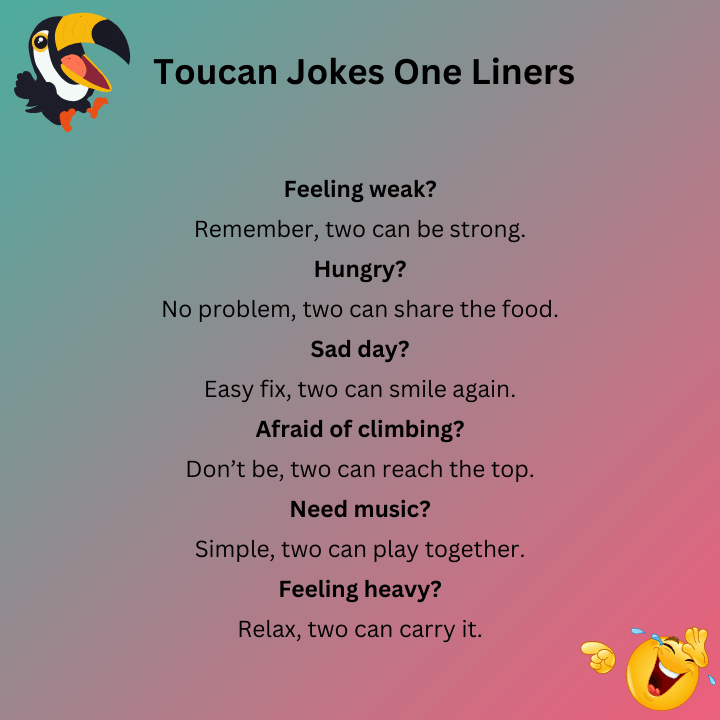 Toucan Jokes One Liners