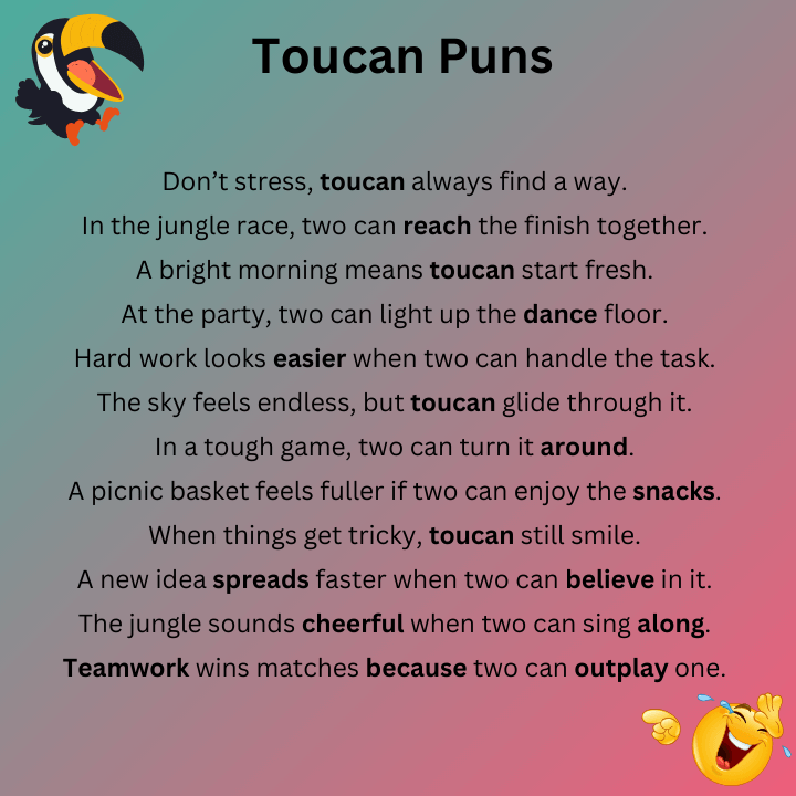 Toucan Puns