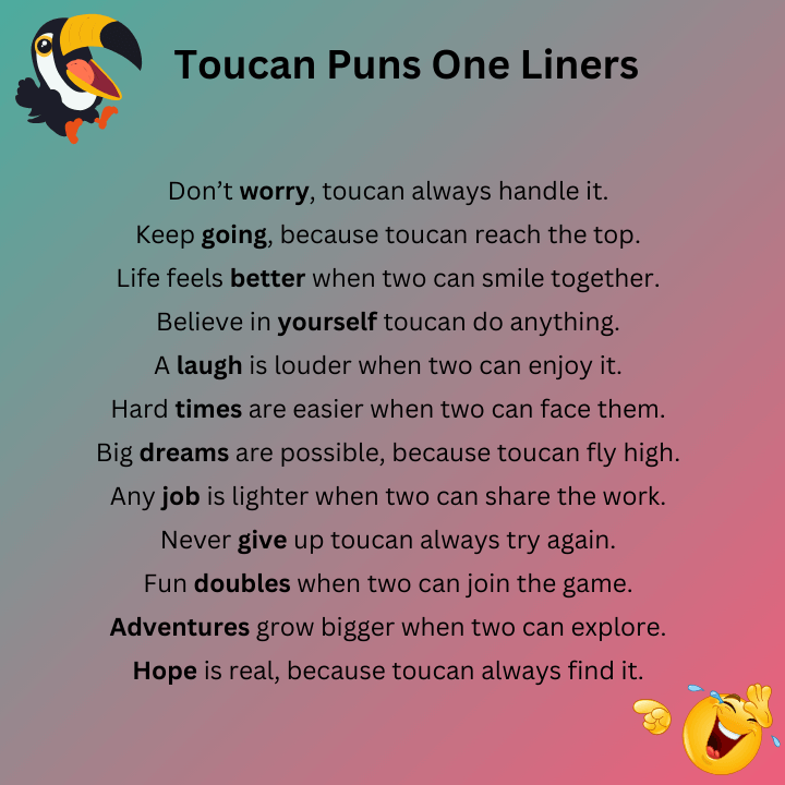 Toucan Puns One Liners