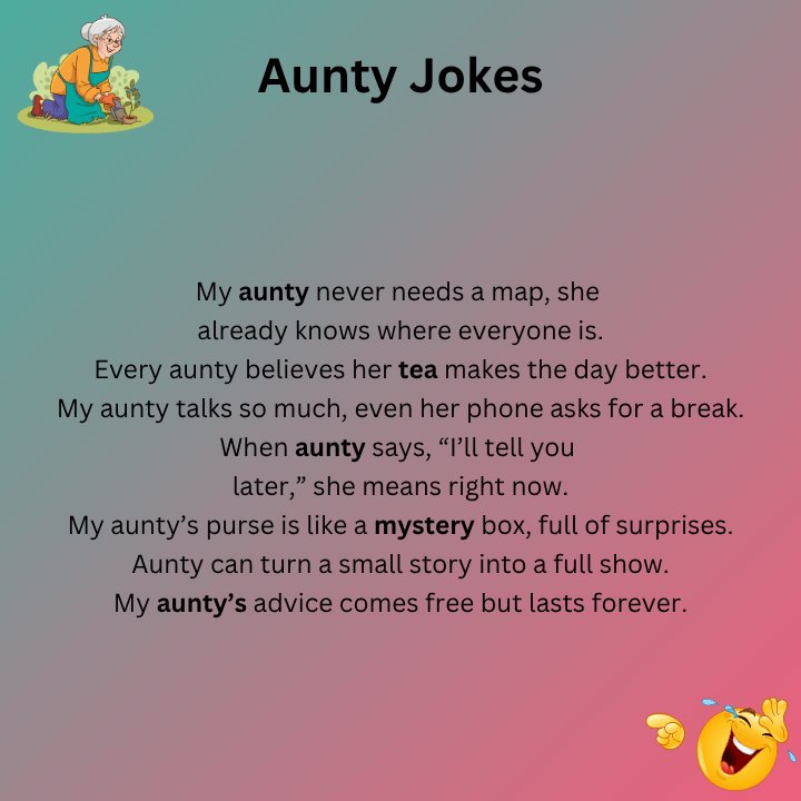 Aunty Jokes One Liners