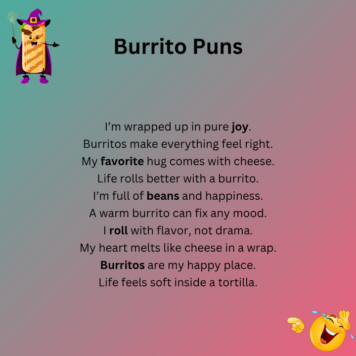 Burrito Puns One Liners