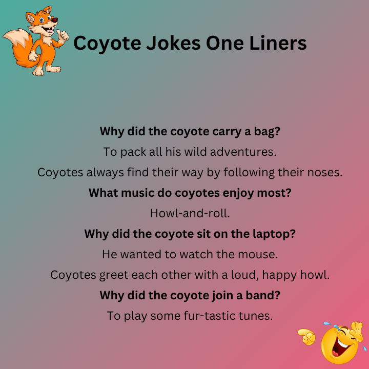 Coyote Jokes One Liners