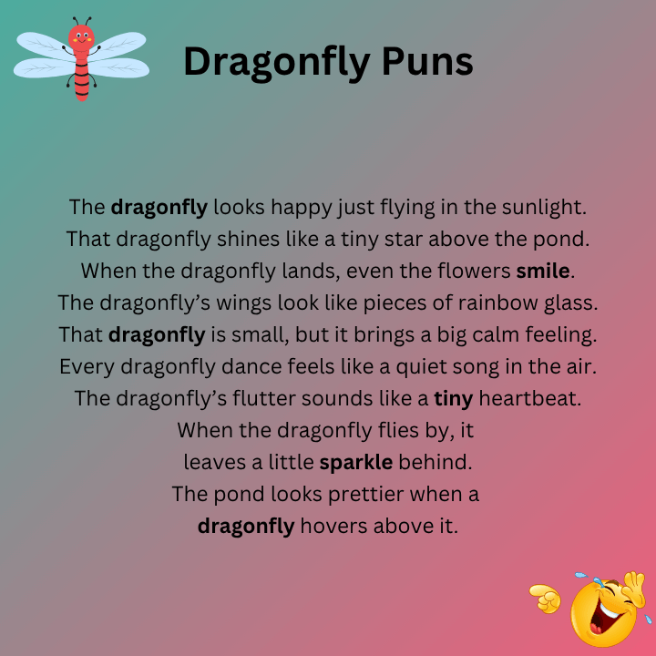 Cute Dragonfly Puns