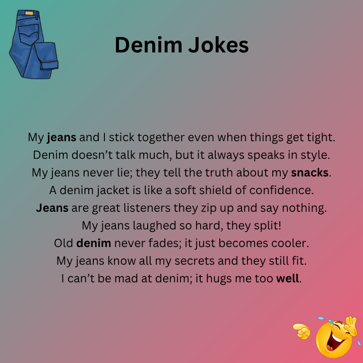Denim Jokes One Liners