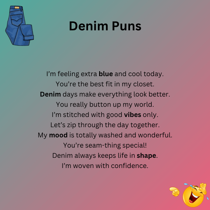 Denim Puns