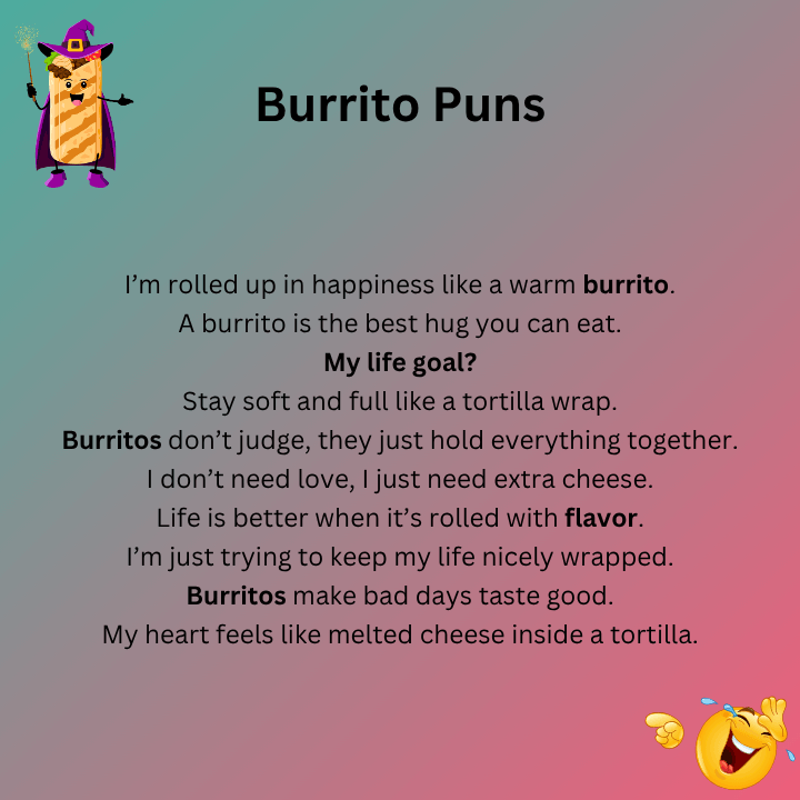 Funny Burrito Puns