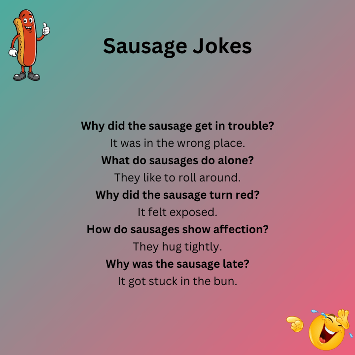 Inappropriate Sausage Jokes