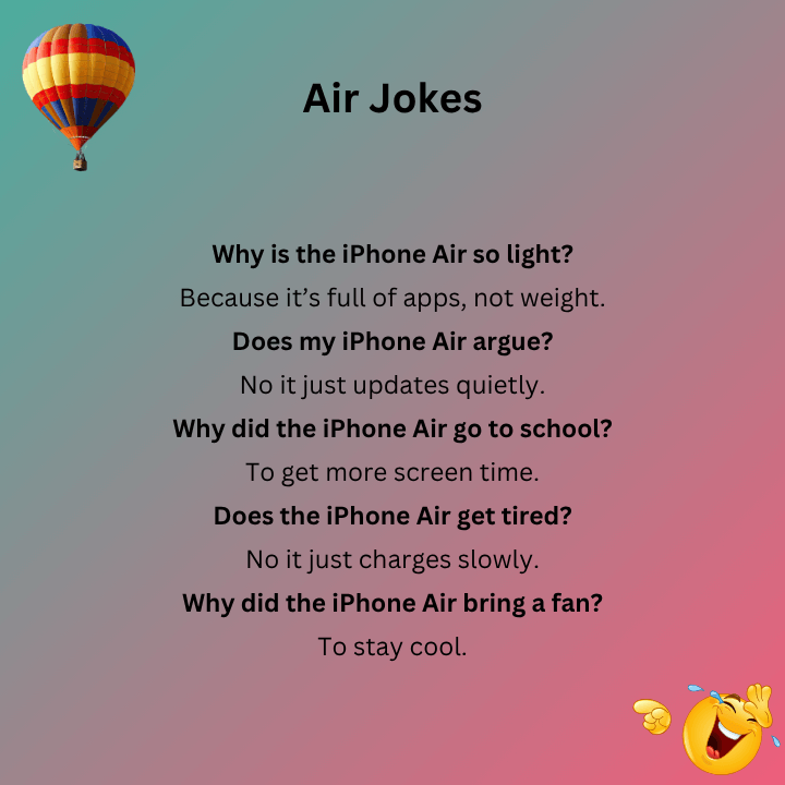 Iphone Air Jokes