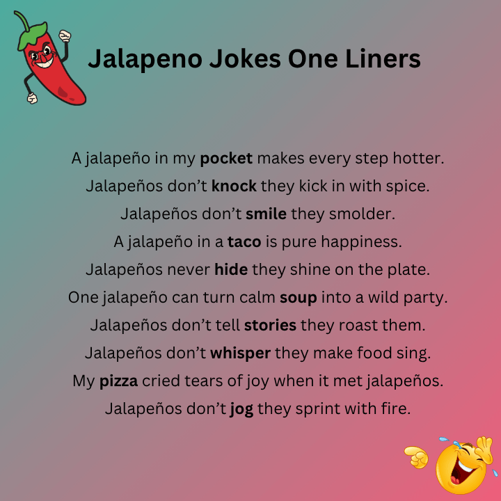Jalapeno Jokes One Liners