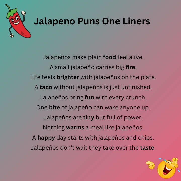 Jalapeno Puns One Liners