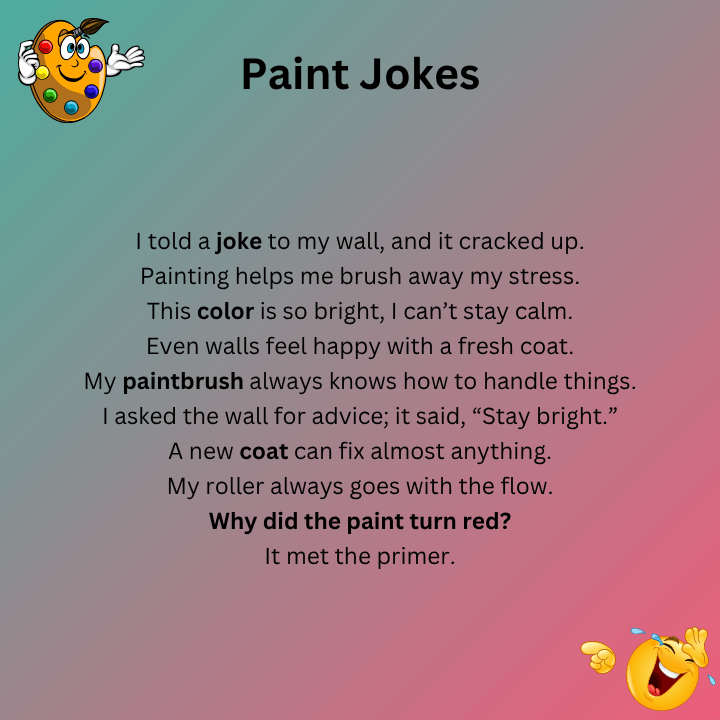 Paint Jokes One Liners
