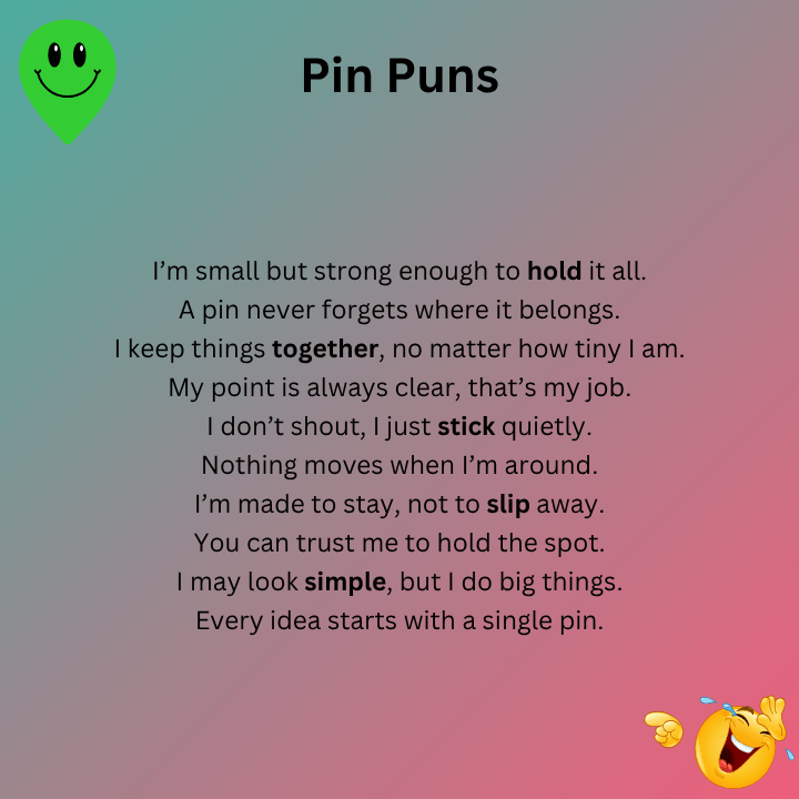 Pin Puns One Liners