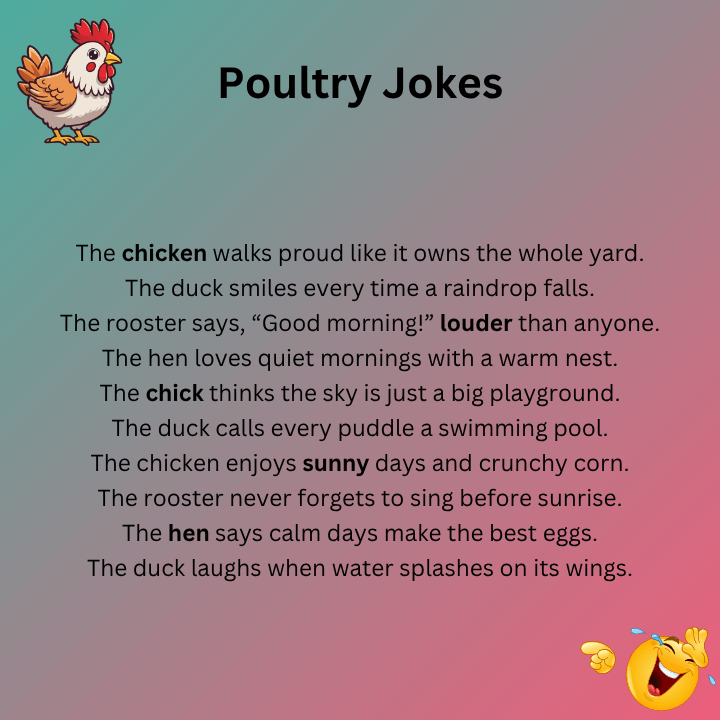 Poultry Jokes One Liners