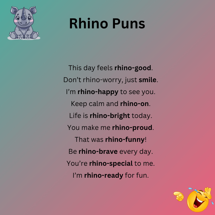 Rhino Puns