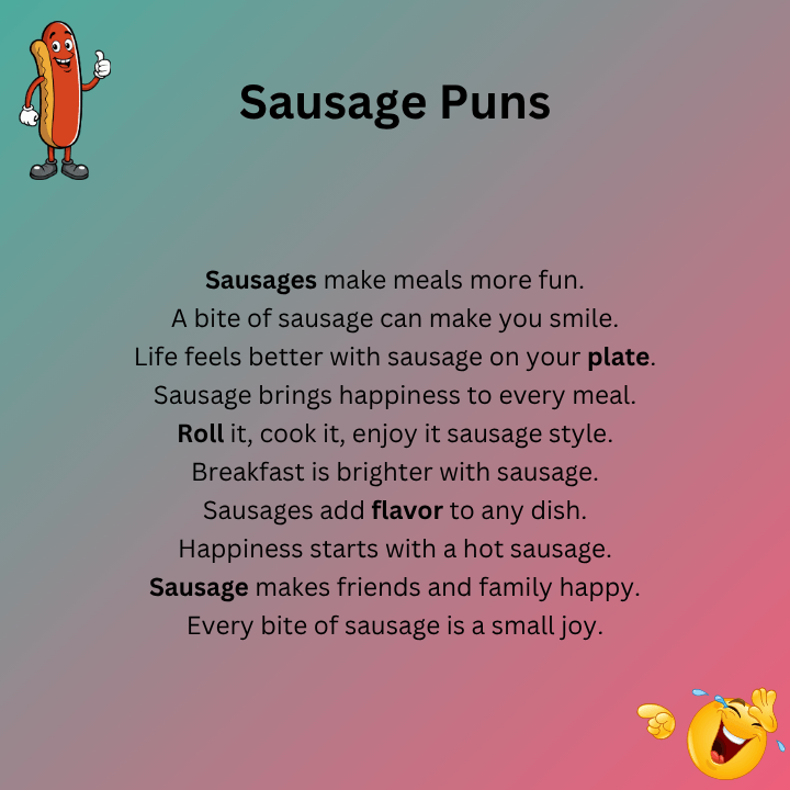 Sausage Puns One Liners