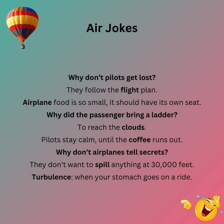 Short Airplane Jokes For Adults