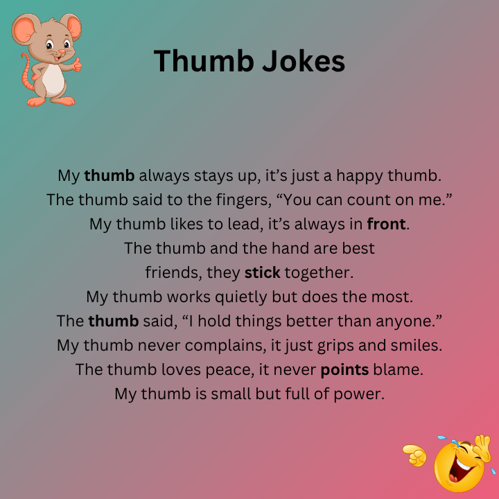 Thumb Jokes And Puns