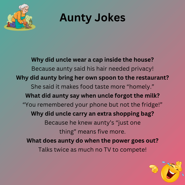 Uncle Aunty Jokes