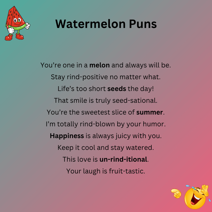 Watermelon Puns One Liners
