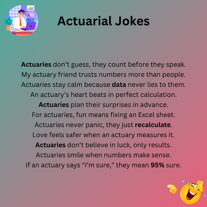 Actuarial Jokes One Liners