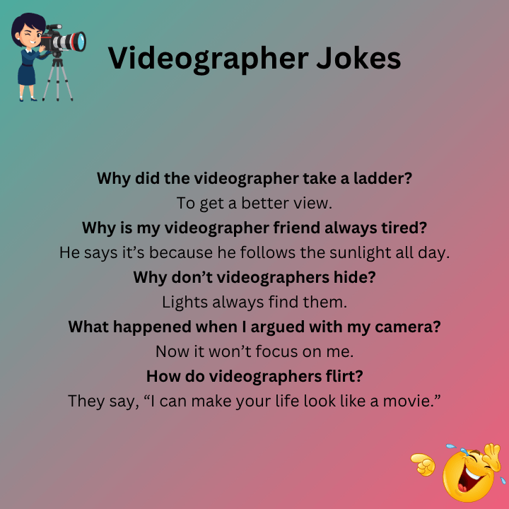 Best Videographer Jokes