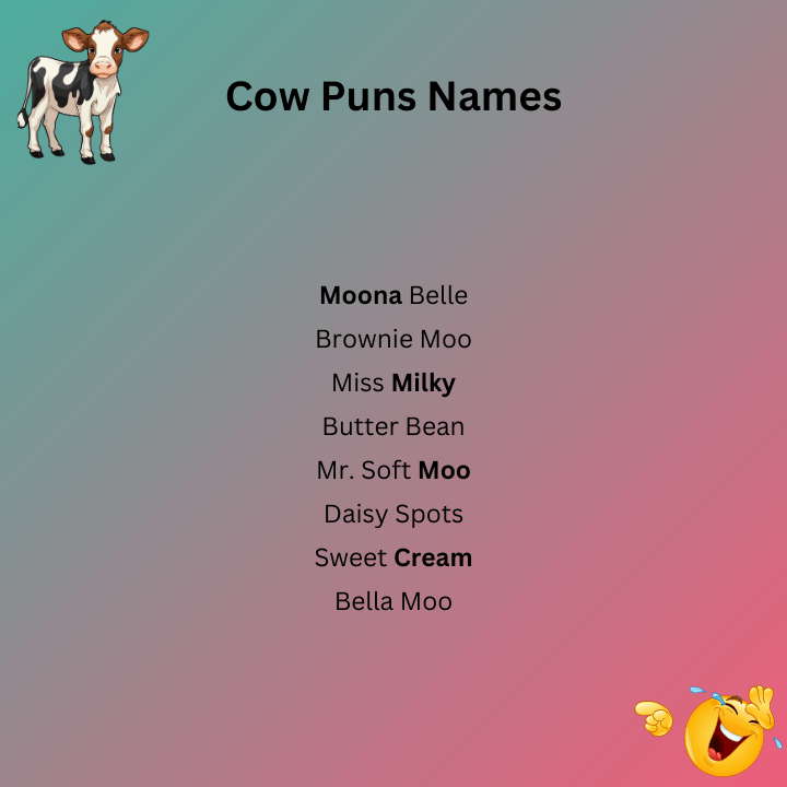 Cow Puns Names