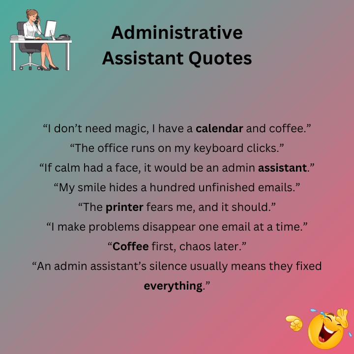 Funny Administrative Assistant Quotes