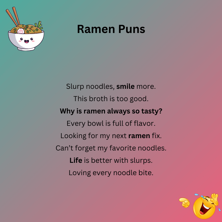 Funny Ramen Puns