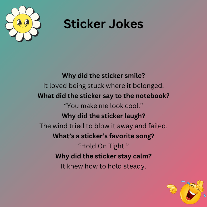 Funny Sticker Jokes