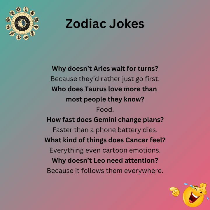 Funny Zodiac Jokes