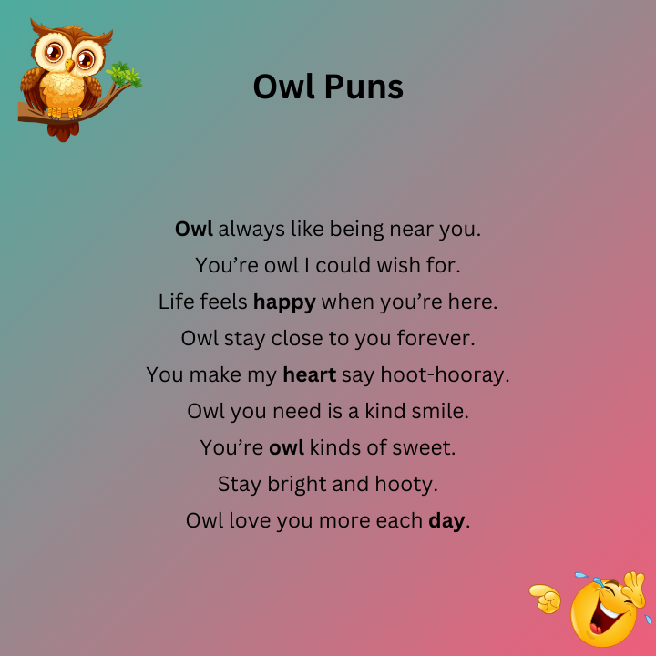 Owl Puns Cute Owl Sayings