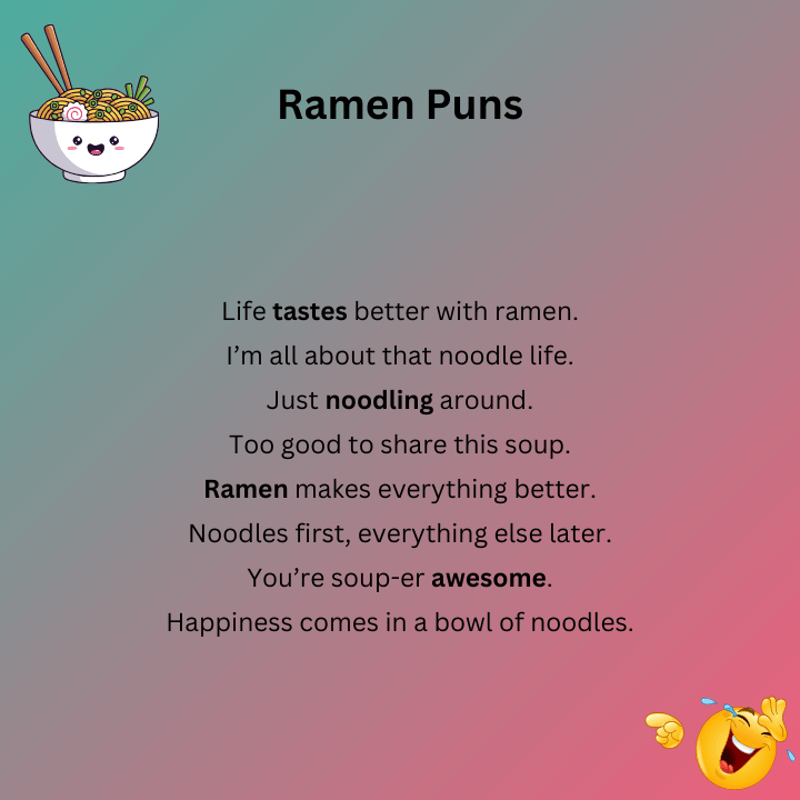 Ramen Puns