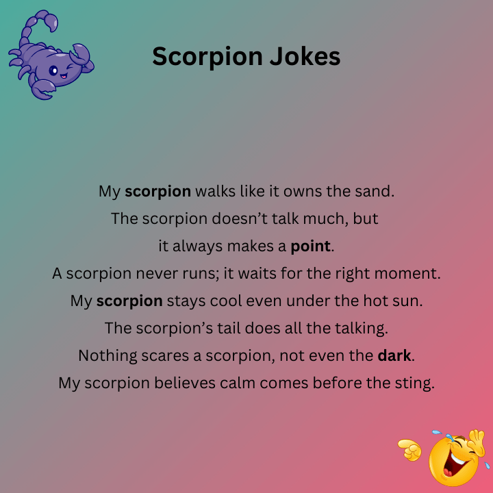 Scorpion Jokes One Liners