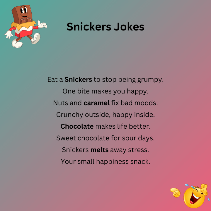 Short Snickers Jokes