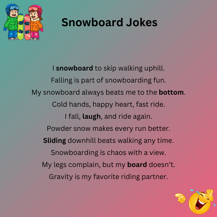 Short Snowboard Jokes