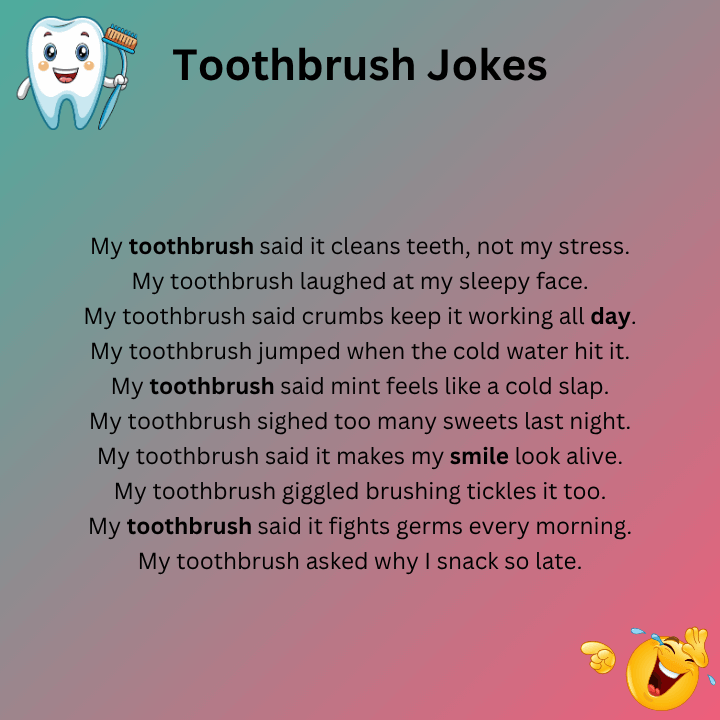 Short Toothbrush Jokes