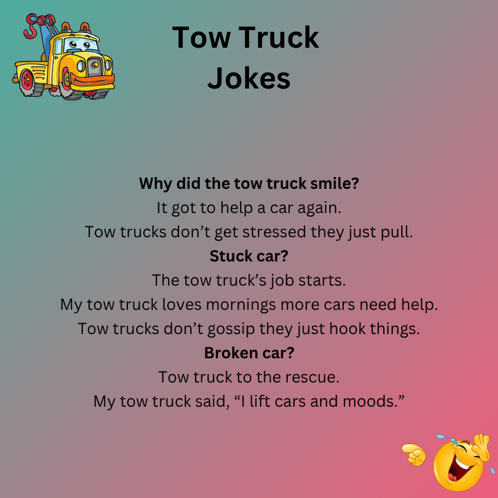 Short Tow Truck Jokes