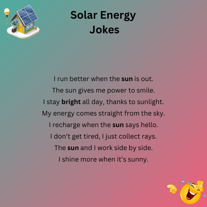 Solar Energy Jokes One Liners