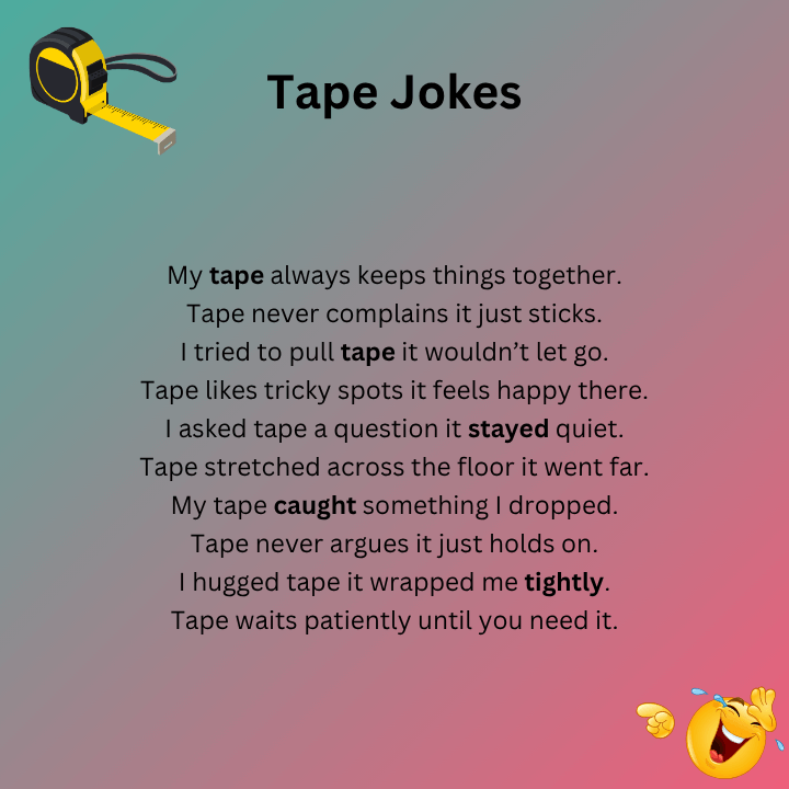 Tape Jokes One Liners