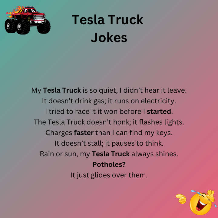 Tesla Truck Jokes One Liners