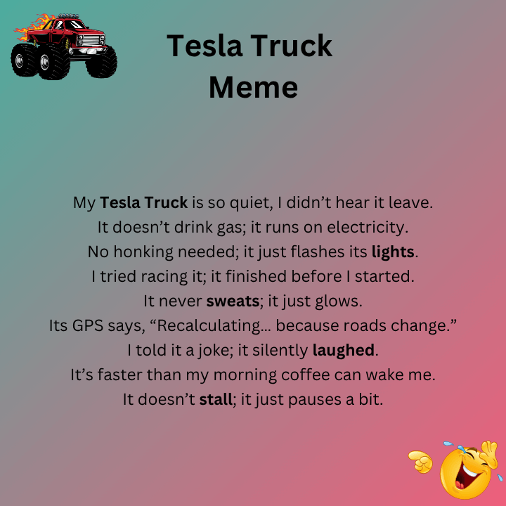Tesla Truck Meme Funny