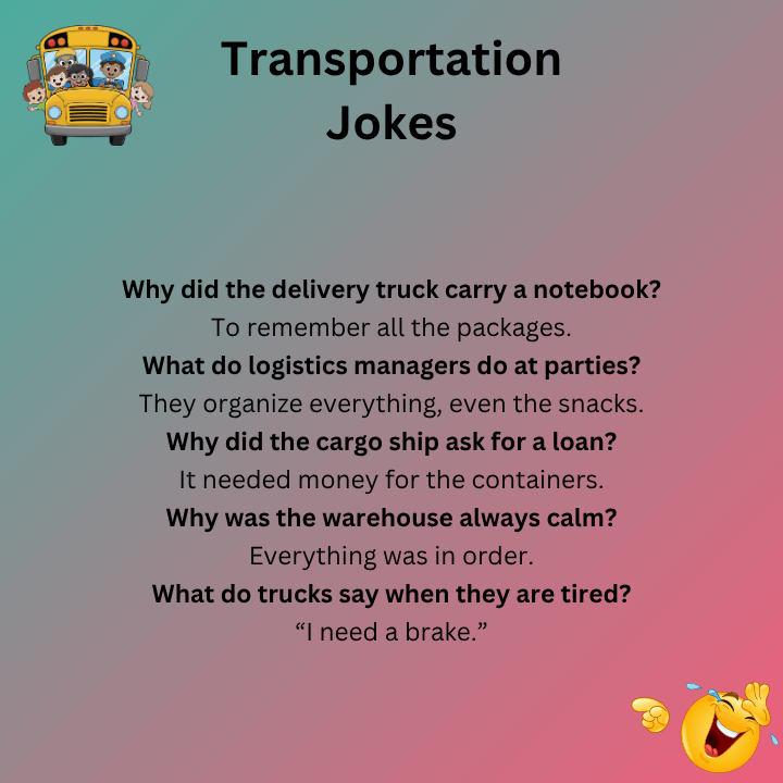 Transportation Logistics Jokes