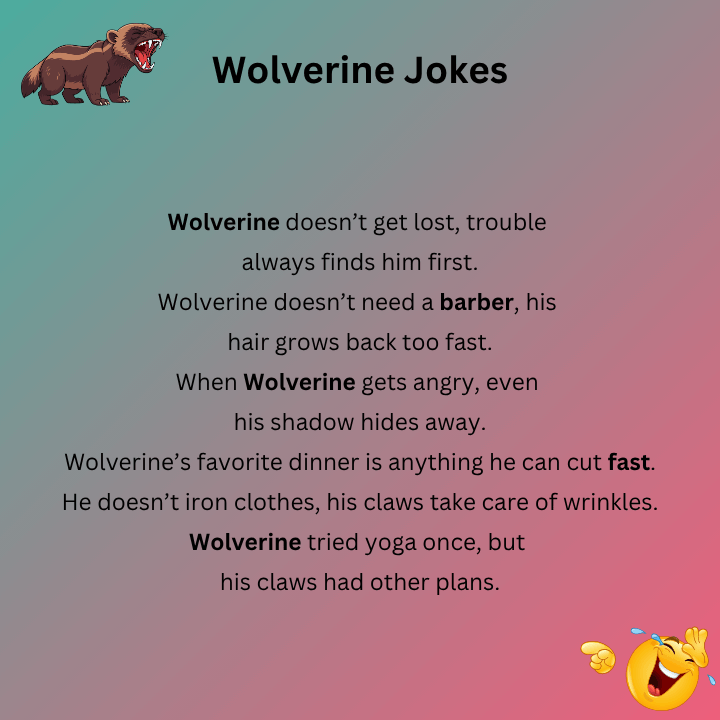 Wolverine Jokes One Liners