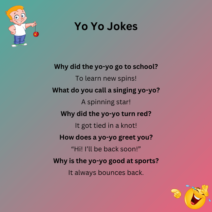 Yo Yo Jokes For Kids
