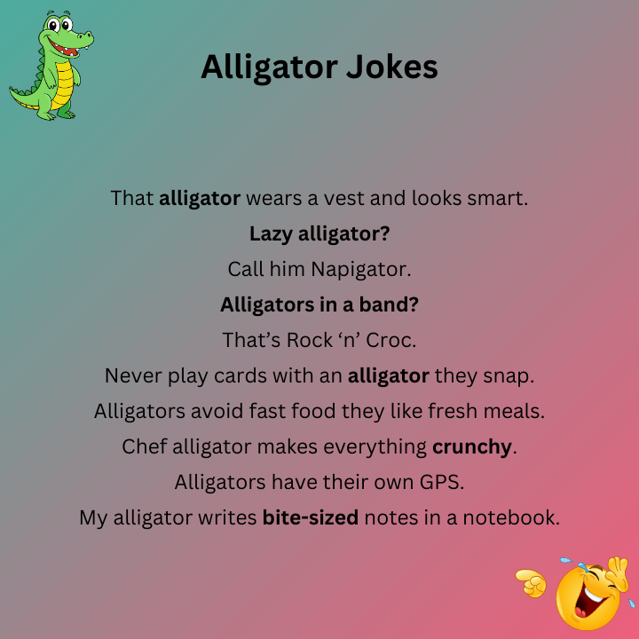 Alligator Jokes One Liners